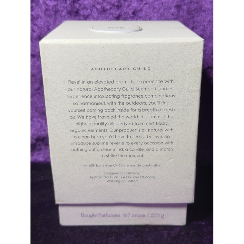 Apothecary Guild Candle Beach House Glass Cover Zodax Summer Discontinued - Picture 8 of 8